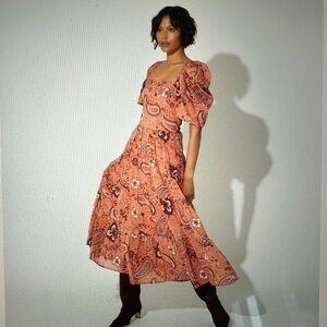 Cleobella Brielle midi dress size small excellent used condition. Rhode paisley.